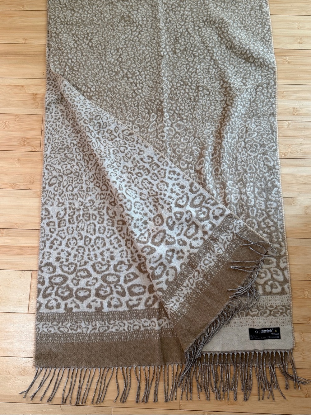 Animal print shawl scarf from Coshmink wrap